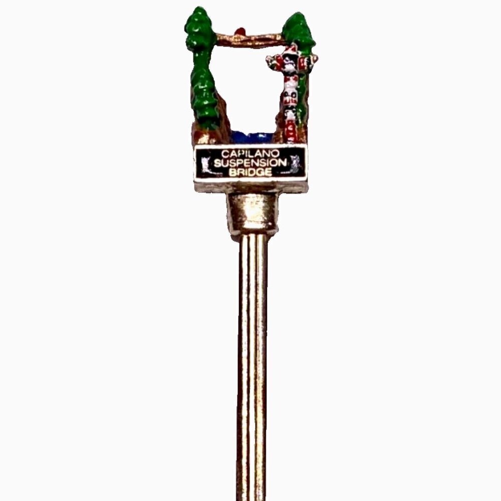 Souvenir Spoon Capalino Suspension Bridge Great‎ Britain B.C. VTG Collectible